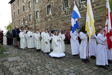 Feier der 1. Heiligen Kommunion in Sankt Crescentius (Foto: Karl-Franz Thiede)